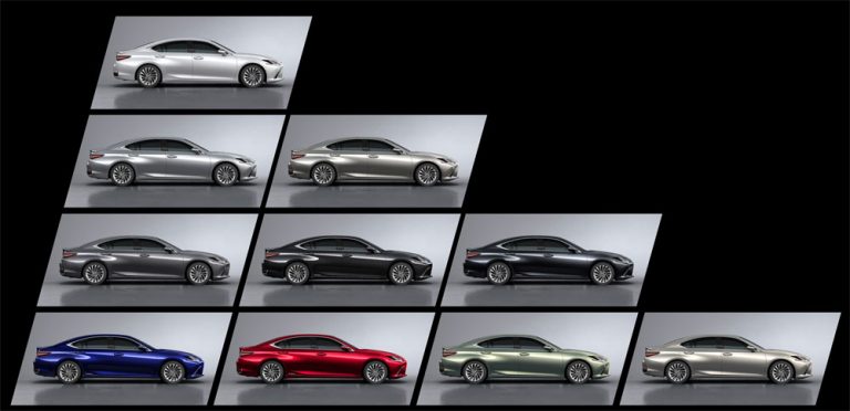 2021 Lexus ES 350 Colors