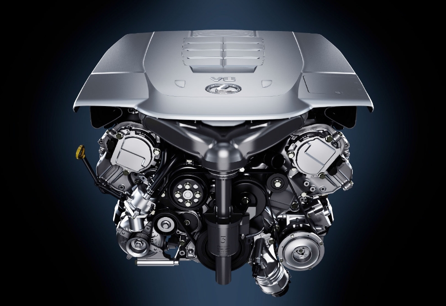 New 2024 Lexus LS Engine