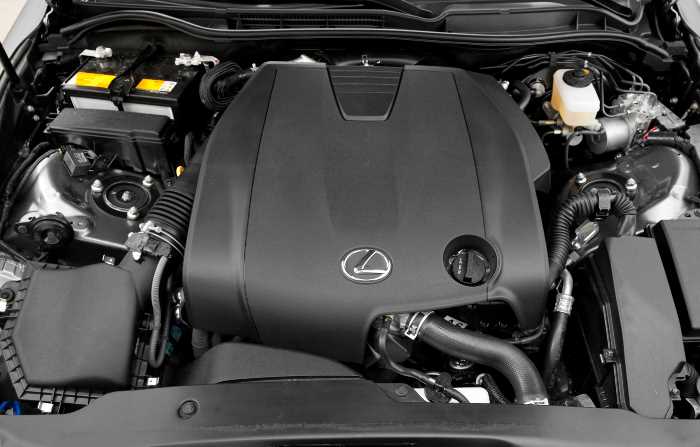 2024 Lexus IS 250 Spy Photos Engine