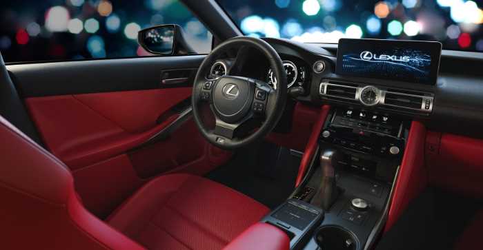2024 Lexus IS 250 Spy Photos Interior
