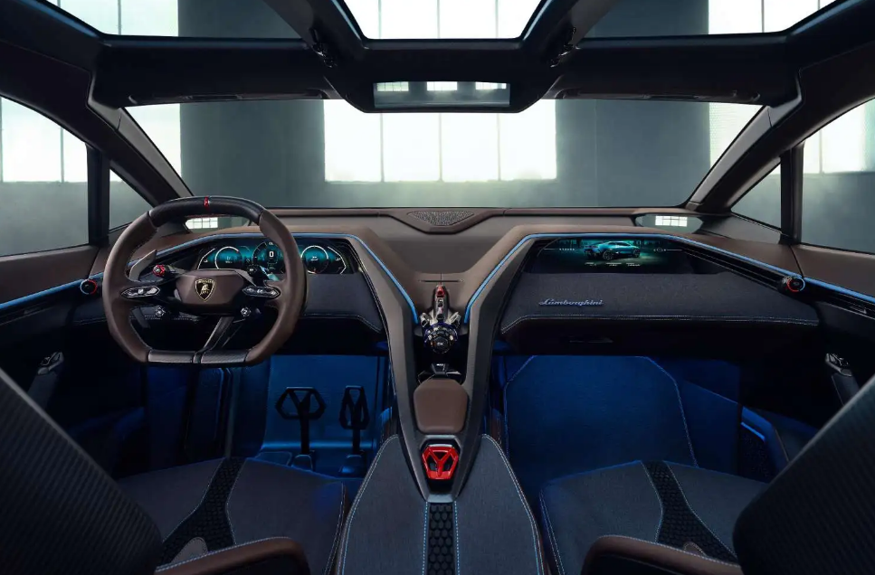 2025 EV Supercar Interior