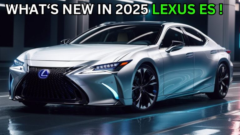 New 2025 Lexus ES: Sophistication and Performance Refined