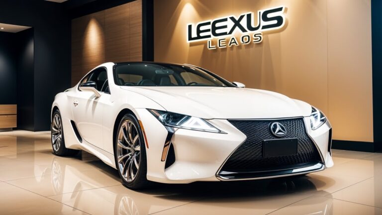 The 2025 Lexus LC: A Glimpse into the Future of Luxury Performance